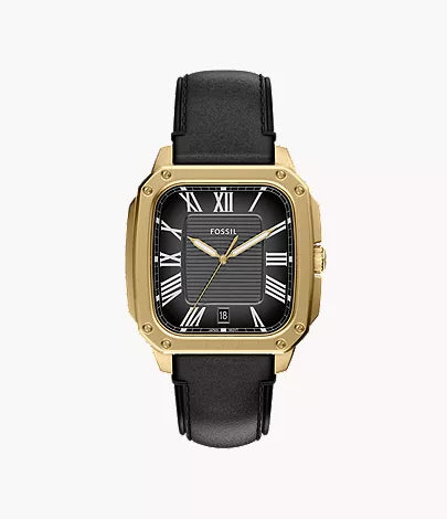 Crosby 42mm Three-Hand Brown Leather Watch K4