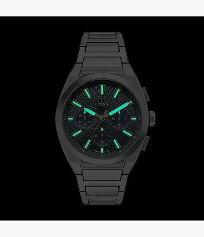 Everett 44mm Chronograph Stainless Steel Watch