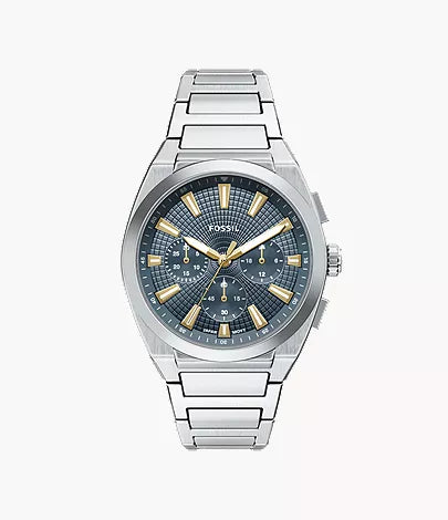 Everett 44mm Chronograph Stainless Steel Watch X8