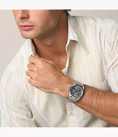 Everett 44mm Chronograph Stainless Steel Watch
