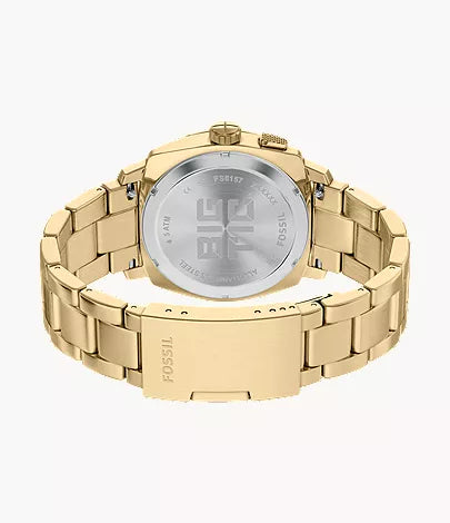 Machine Big Tic 41mm Gold-Tone Stainless Steel Watch