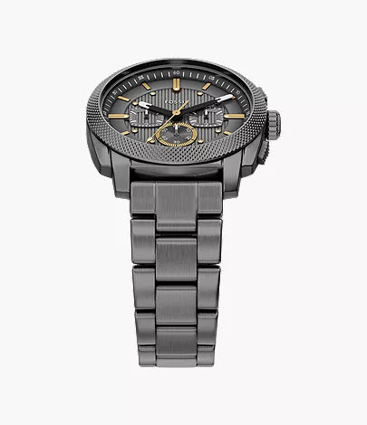 Machine 44mm Chronograph Smoke Stainless Steel Watch