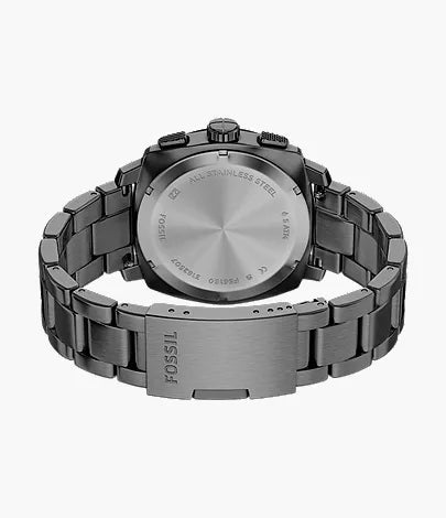 Machine 44mm Chronograph Smoke Stainless Steel Watch