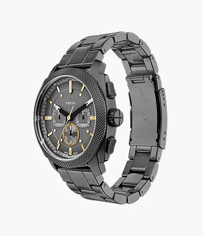 Machine 44mm Chronograph Smoke Stainless Steel Watch
