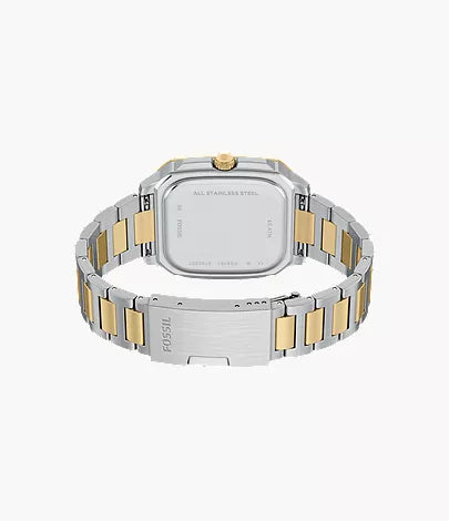 Crosby 42mm Three-Hand Date Two-Tone Stainless Steel Watch