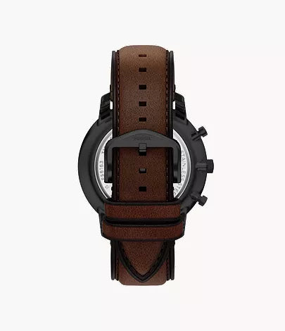 Neutra 44mm Chronograph Brown Leather Watch