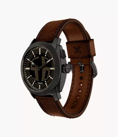Machine Big Tic 41mm Brown Leather Watch