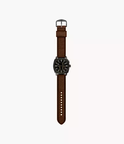 Machine Big Tic 41mm Brown Leather Watch