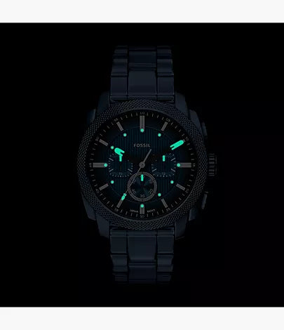 Machine 44mm Chronograph Navy Stainless Steel Watch