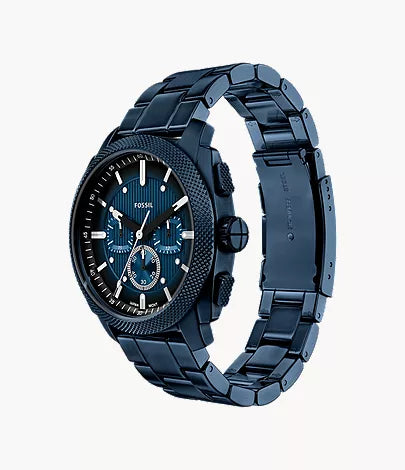 Machine 44mm Chronograph Navy Stainless Steel Watch