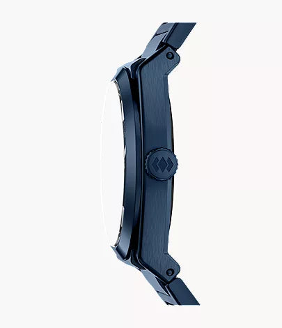 Everett 42mm Three-Hand Navy Stainless Steel Watch