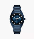 Everett 42mm Three-Hand Navy Stainless Steel Watch