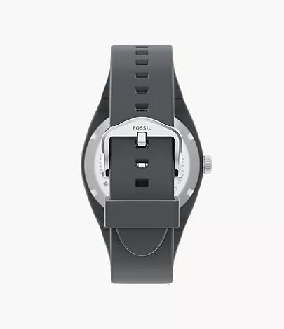Everett 42mm Three-Hand Gray Silicone Watch