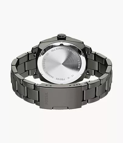 Machine 41mm Three-Hand Date Smoke Stainless Steel Watch