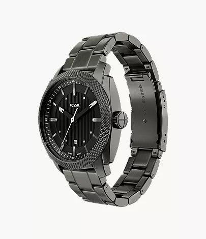 Machine 41mm Three-Hand Date Smoke Stainless Steel Watch