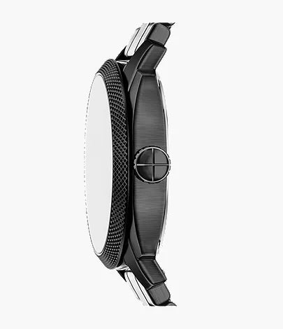 Machine 41mm Three-Hand Date Black Stainless Steel Watch