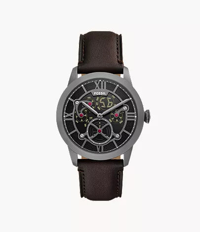 Townsman Big Tic 42mm Brown Leather Watch G5