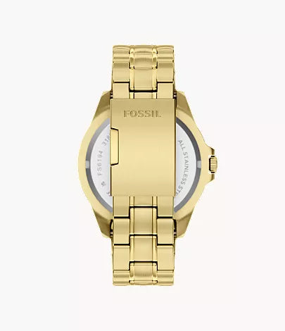 Garrett 44mm Multifunction Gold-Tone Stainless Steel Watch