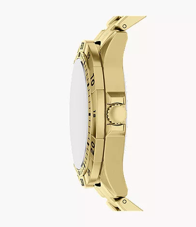 Garrett 44mm Multifunction Gold-Tone Stainless Steel Watch