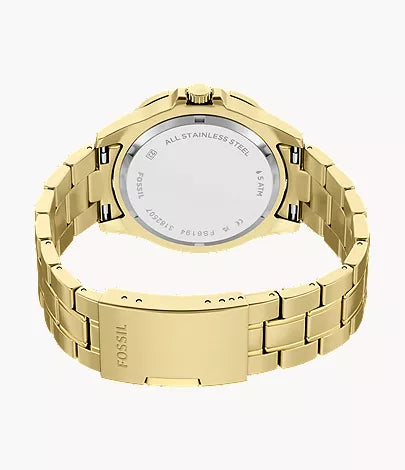 Garrett 44mm Multifunction Gold-Tone Stainless Steel Watch