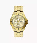 Garrett 44mm Multifunction Gold-Tone Stainless Steel Watch
