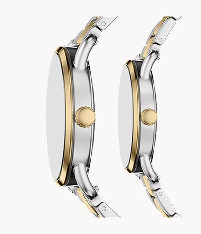 Copeland 42mm Three-Hand Two-Tone Stainless Steel Watch Set