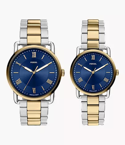 Copeland 42mm Three-Hand Two-Tone Stainless Steel Watch Set