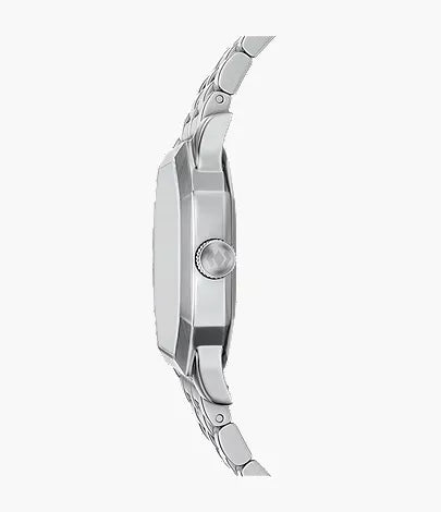 Harlow 33mm Three-Hand Stainless Steel Watch