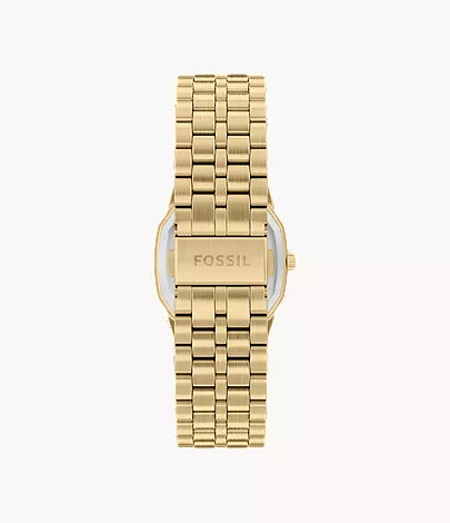 Harlow 33mm Three-Hand Gold-Tone Stainless Steel Watch