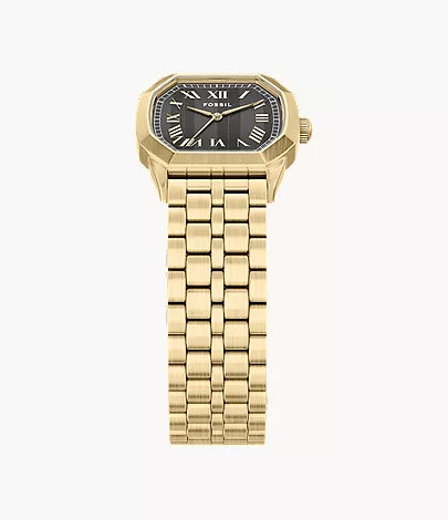 Harlow 33mm Three-Hand Gold-Tone Stainless Steel Watch