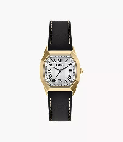 Harlow 33mm Three-Hand Brown Leather Watch Z3