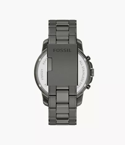 Grant 44mm Chronograph Smoke Stainless Steel Watch