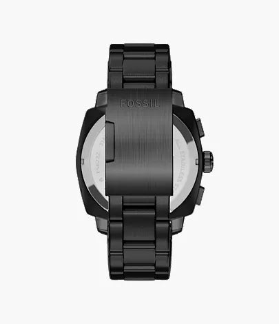 Machine 44mm Chronograph Black Stainless Steel Watch