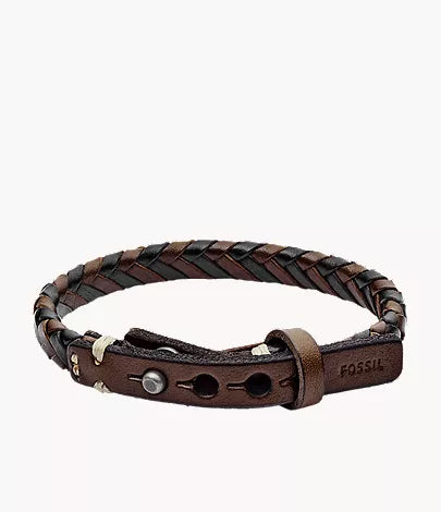 Braided Bracelet Brown and Black