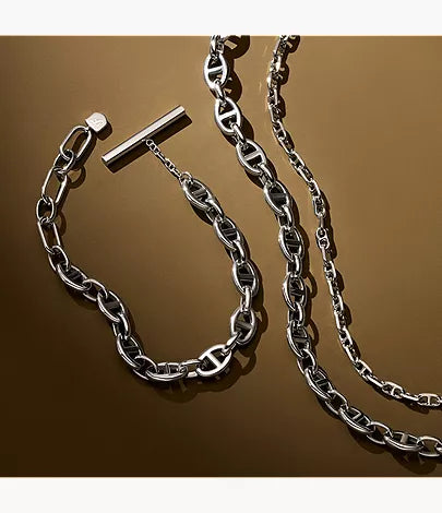 Heritage D-Link Stainless Steel Chain Necklace
