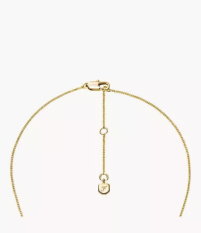 Ellis Mixed Shapes Gold-Tone Brass Pendant Necklace