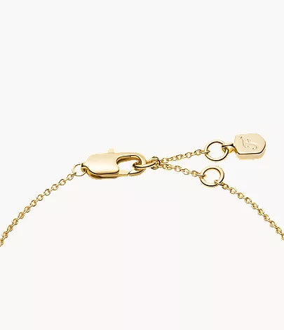 Sutton Heartbeat Gold-Tone Brass Station Bracelet
