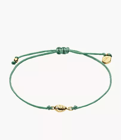Sutton Mini Moments Yellow Gold-Tone Brass Pavé Flower Bracelet O3