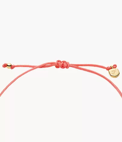 Sutton Mini Moments Coral Gold-Tone Brass Seashell Bracelet