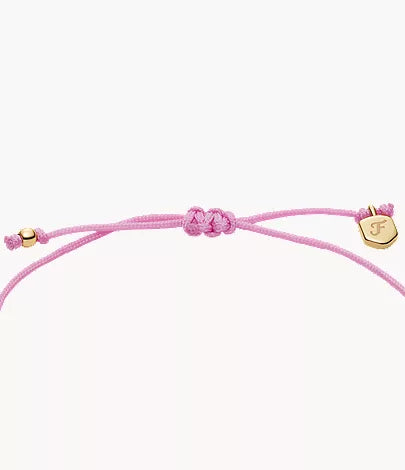 Sutton Mini Moments Dusty Pink Gold-Tone Brass Heart Bracelet