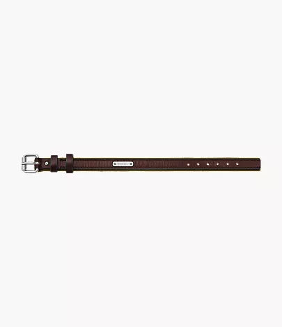 Everett Color Pop Green And Brown Leather Strap Bracelet