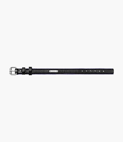 Everett Color Pop Midnight Blue and Black Leather Strap Bracelet