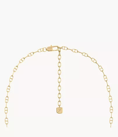 Heritage Pearl D-Link Gold-Tone Brass Multi-Strand Necklace