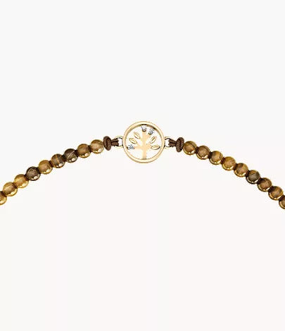 Sutton Mini Moments Brown Beaded Tree of Life Bracelet