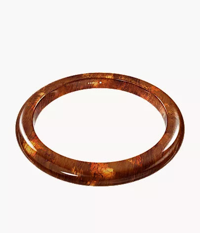 Resin Collection Brown Bangle Bracelet