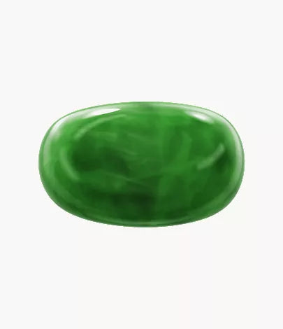 Resin Collection Green Domed Ring