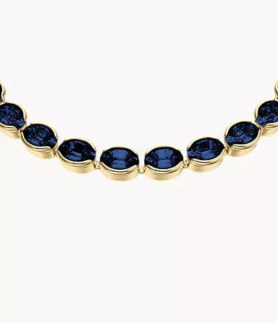 Ellis Pavé Glitz Gold-Tone Brass Tennis Chain Bracelet