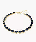 Ellis Pavé Glitz Gold-Tone Brass Tennis Chain Bracelet