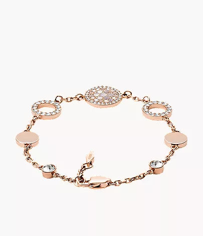 Merrit Mosaic Mother-of-Pearl Disc Station Bracelet