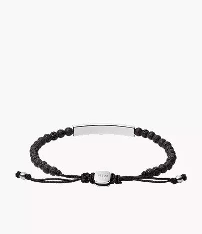 Ellis Plaque Lava Stone Bracelet